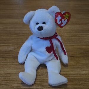BOGO‎ Ty Plush Bear with White and Red Details